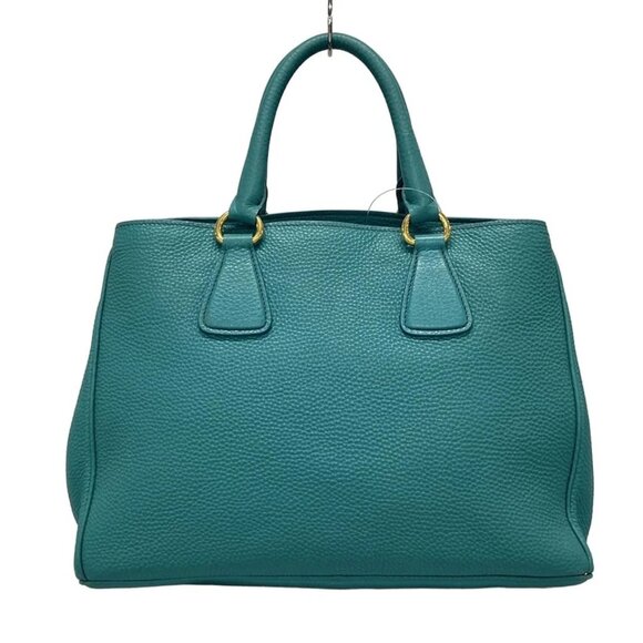 PRADA Galleria Medium Bag (Women's) Turquoise blue Leather - Handbag 733-063025 - Picture 2 of 14